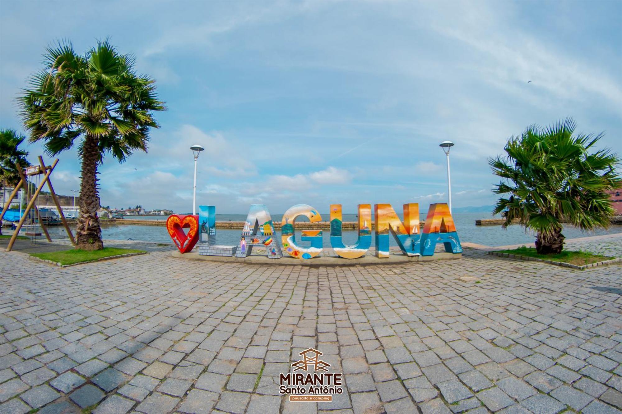 Mirante Santo Antonio Pousada E Camping Hotel Laguna Bagian luar foto